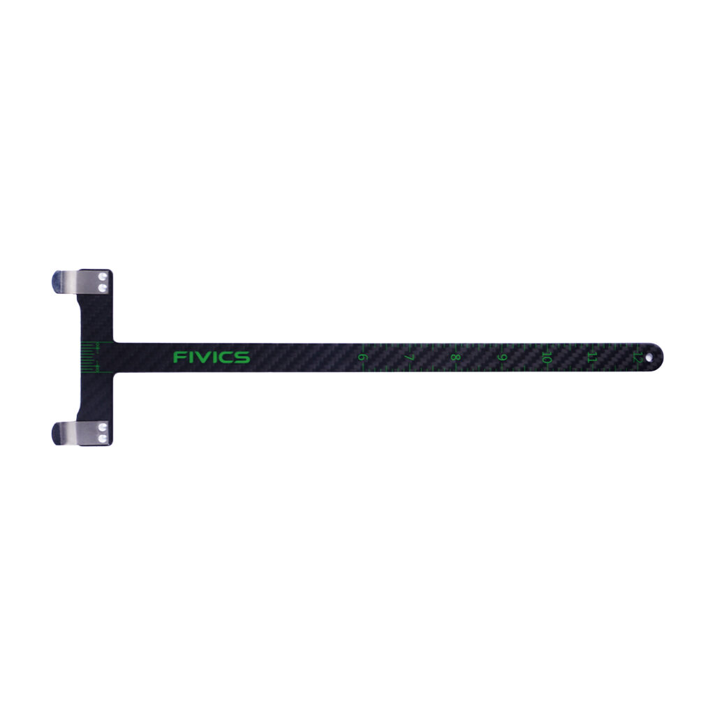 Fivics Carbon T-Gauge Bow Square Fivics Carbon Bow Square Fivics Archery Bow Square Carbon Archery T-Square Archery Bow Tuning Tool