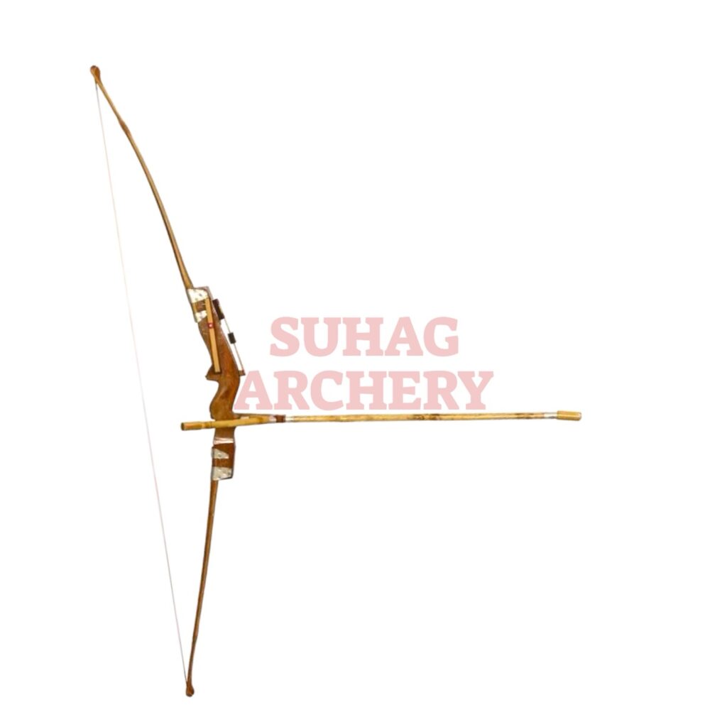 Indian wooden Bamboo bow by Suhag Archery
