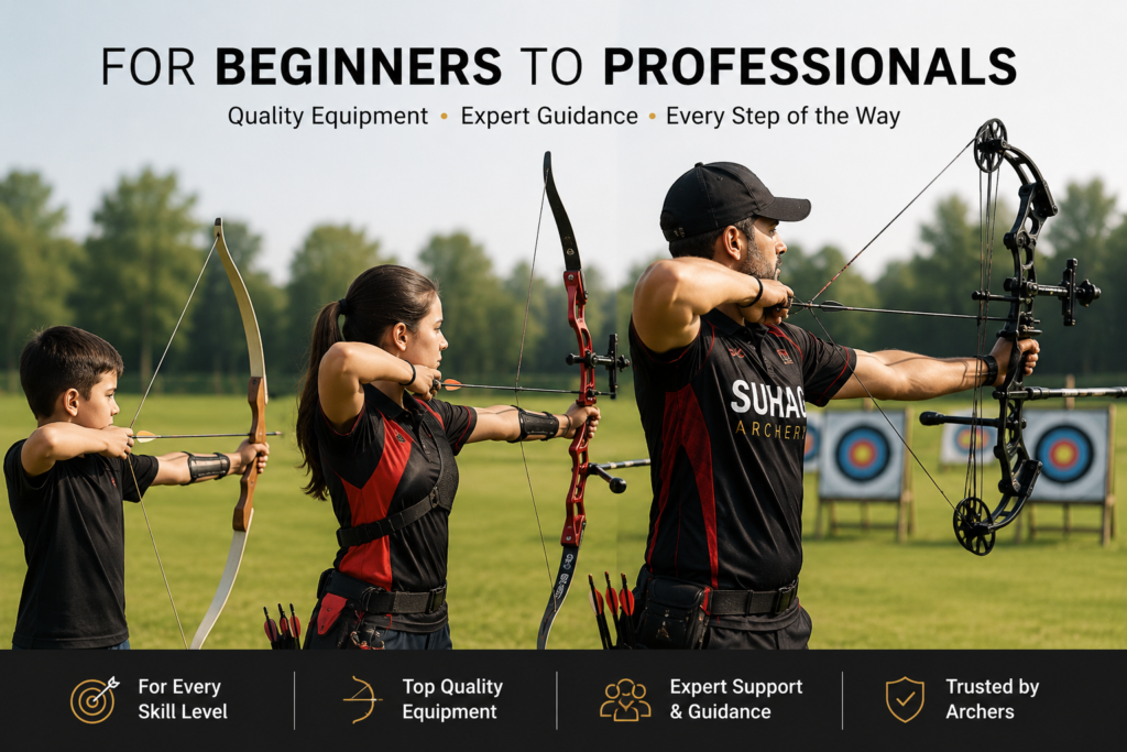 Archery Equipment For beginners to professionals