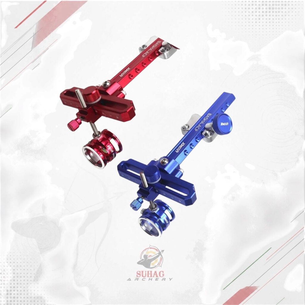 Decut Archery BASHA-CP Compound Target Sight Decut Compound Target Sight Decut BASHA-CP Sight CNC Aluminium Compound Sight Compound Bow Sight by Decut