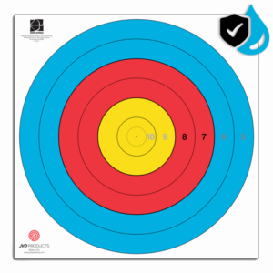 JVD Target Face FITA Waterproof 80 cm Centre 6-Ring JVD Waterproof 80 cm Centre 6-Ring Target Face World Archery Waterproof Compound Target Face 80 cm Centre 6-Ring Waterproof Target JVD WA Waterproof Target Face