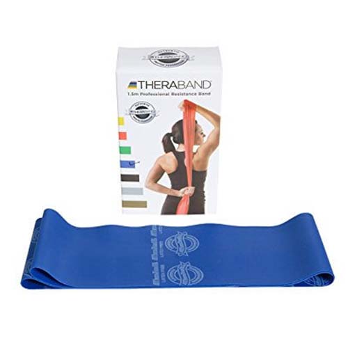 TheraBand resistance exercise band with retail packaging